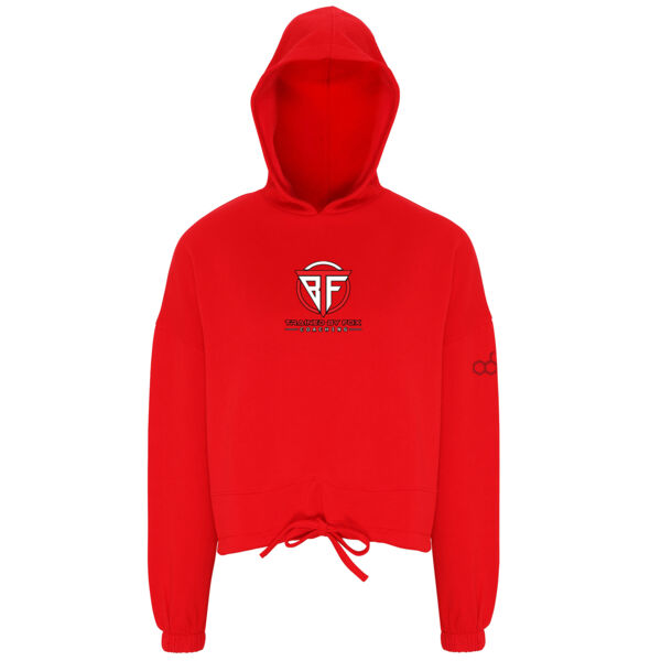 TBF  - Women's Cropped Oversize Hoodie Thumbnail