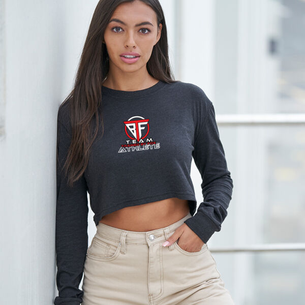 TBF  - Women's Long Sleeve Cropped T Thumbnail