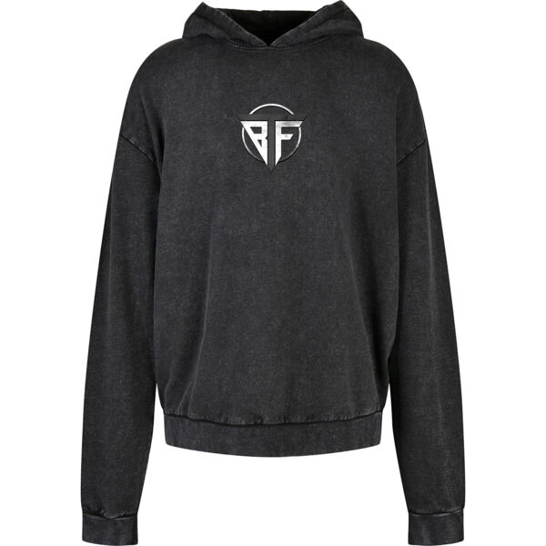 TBF  - Acid washed oversize hoodie Thumbnail