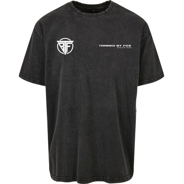 Trained By Fox - Acid Washed Heavy Oversized Tee Thumbnail