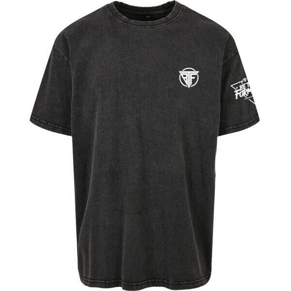 Trained by fox - Acid Washed Heavy Oversized Tee Thumbnail