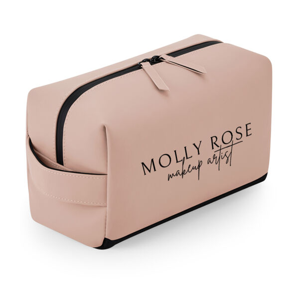 Trained by Fox  - Matte PU toiletry/accessory case Thumbnail