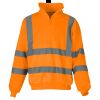 Yoko Hi-Vis Zip Neck Sweatshirt Thumbnail